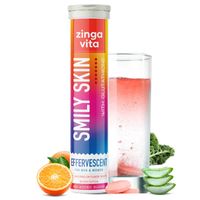 Zingavita Smily Skin Glutathione + Vitamin E Tablets for Glowing Skin - Watermelon Flavour